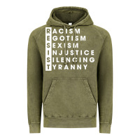 Vintage Olive resist   political resistance Vintage Hoodie - baoMotion