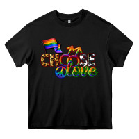Black Western choose love Heavy Core Tee - CowGirlArtShop