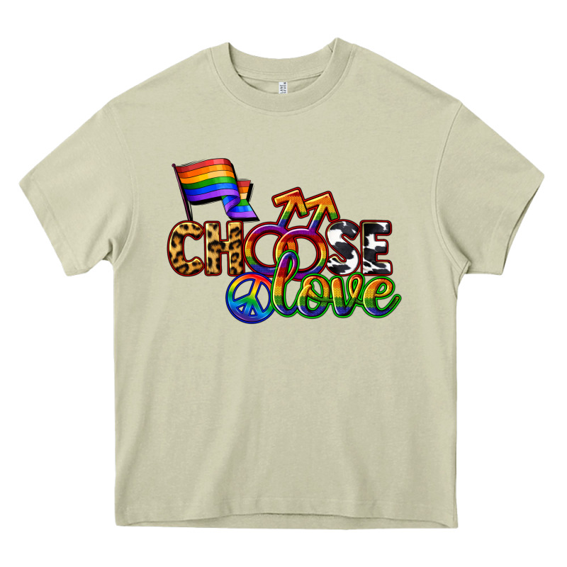 Western Choose Love Heavy Core Tee by CowGirlArtShop | Teevron