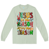 Matcha jesus is the reason for the season Long Sleeve Tee - CowhideDigitalArt