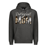 Charcoal Heather volleyball  mom Premium Hoodie - Jasminsmagicworld