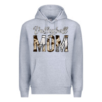 Heather Grey volleyball  mom Premium Hoodie - Jasminsmagicworld