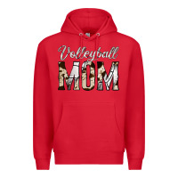 Red volleyball  mom Premium Hoodie - Jasminsmagicworld