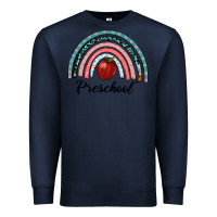 Navy preschool rainbow Premium Sweatshirt - RanaPortraitStore