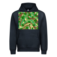 Navy St. Patrick's Day Shamrock Leopard Urban Hoodie - RanaPortraitStore