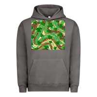 Pigment Tornado St. Patrick's Day Shamrock Leopard Urban Hoodie - RanaPortraitStore