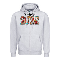 Heather Grey senior 2022 western Zipper Hoodie - JahusDesignShop