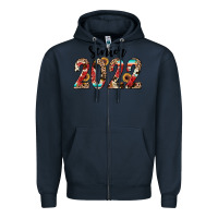 Navy senior 2022 western Zipper Hoodie - JahusDesignShop