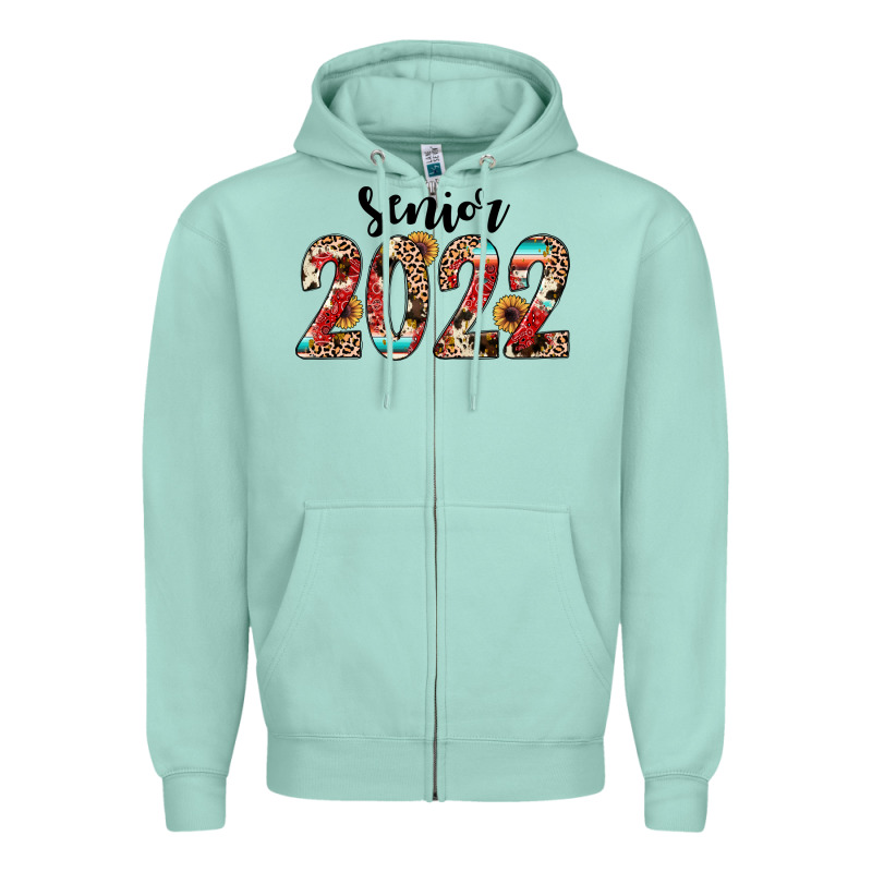 Senior 2022 Western Zipper Hoodie by JahusDesignShop | Teevron