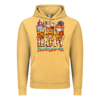 Vintage Mustard happy thanksgiving Vintage Hoodie - CowhideDigitalArt