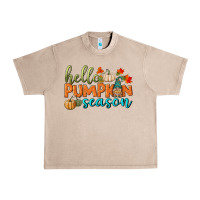 French Oak hello pumpkin season Urban Heavy Tee - BundleAndBundleShop