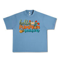 Pebble Blue hello pumpkin season Urban Heavy Tee - BundleAndBundleShop
