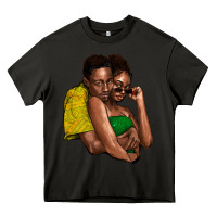 Asphalt Black couple Heavy Core Tee - HowdyJamesFarm
