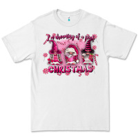White i'm dreaming of a pink christmas Premium Tee - FaDigitalArtStudio