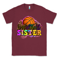 Burgundy basketball sister Classic Tee - OliviaCreatesArt