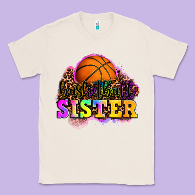 Basketball Sister Classic Tee Designed By Oliviacreatesart