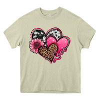 Mossy valentines day western hearts and sunflower Heavy Core Tee - Jasminsmagicworld