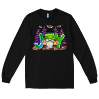 Black Joy Halloween Gnome Long Sleeve Tee - CowhideDigitalArt