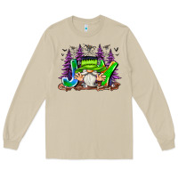 Mushroom Joy Halloween Gnome Long Sleeve Tee - CowhideDigitalArt