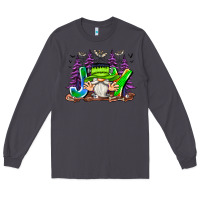 Smoke Joy Halloween Gnome Long Sleeve Tee - CowhideDigitalArt