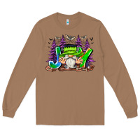 Toasted Coconut Joy Halloween Gnome Long Sleeve Tee - CowhideDigitalArt