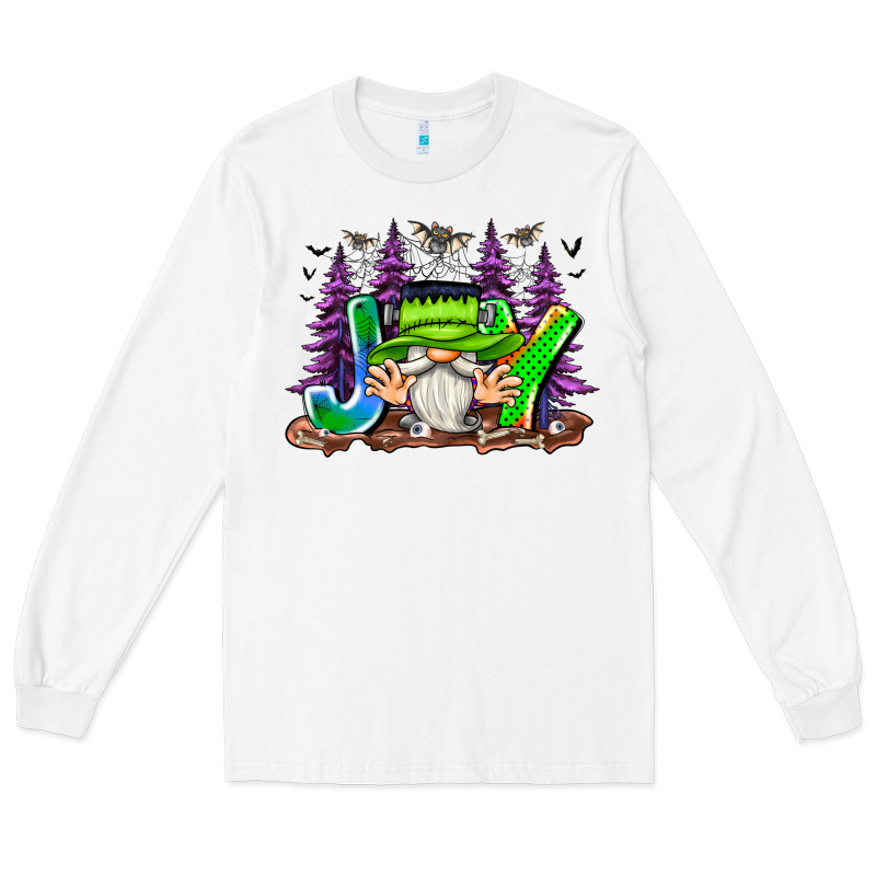 Joy Halloween Gnome Long Sleeve Tee by CowhideDigitalArt | Teevron