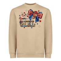 Mushroom cute american girl Heavyweight Sweatshirt - JahusDesignShop