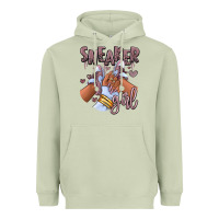 Matcha sky j mauve sneaker girl afro woman Heavyweight Hoodie - RanaPortraitStore