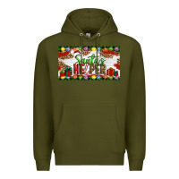 Army Green Christmas Santa's Helper Premium Hoodie - Artiststas