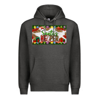 Charcoal Heather Christmas Santa's Helper Premium Hoodie - Artiststas