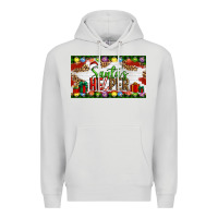 Dove Grey Christmas Santa's Helper Premium Hoodie - Artiststas