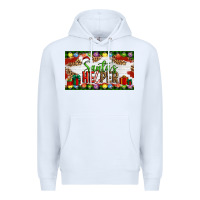 White Christmas Santa's Helper Premium Hoodie - Artiststas