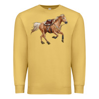 Antique Gold horse body Premium Sweatshirt - RanaPortraitStore