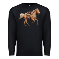Black horse body Premium Sweatshirt - RanaPortraitStore