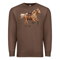 Chestnut horse body Premium Sweatshirt - RanaPortraitStore