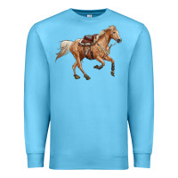Ocean Blue horse body Premium Sweatshirt - RanaPortraitStore