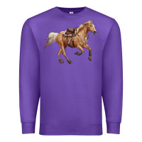 Purple horse body Premium Sweatshirt - RanaPortraitStore