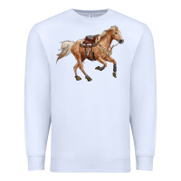 White horse body Premium Sweatshirt - RanaPortraitStore