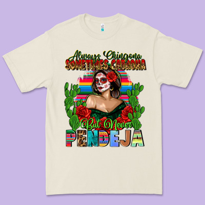 Mexican Chingona Premium Tee Designed By Fadigitalartstudio