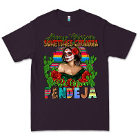 Plum Mexican Chingona Premium Tee - FaDigitalArtStudio