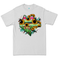 Dove Grey Chiapas State Of Mexico Map Premium Tee - RanaPortraitStore