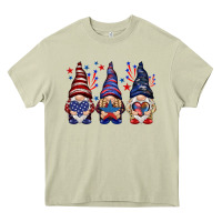 4th Of July Gnomies With Stars Heavy Core Tee | Teevron