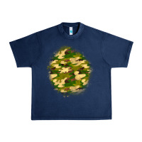 Navy camouflage patch Urban Heavy Tee - BundleAndBundleShop