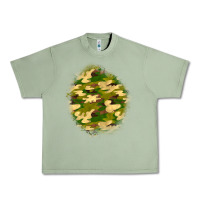 Oil Green camouflage patch Urban Heavy Tee - BundleAndBundleShop