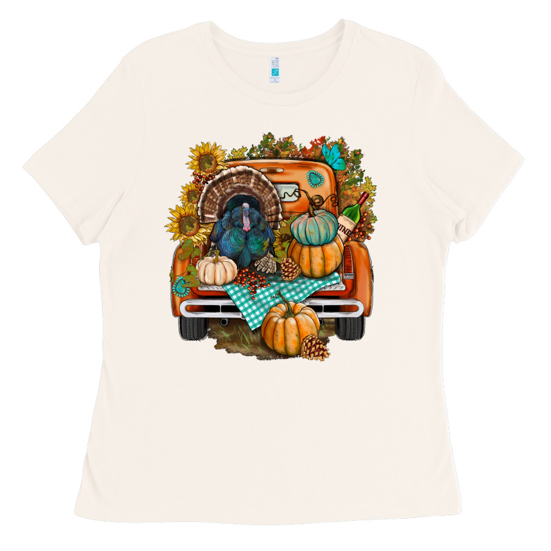 Thanksgiving Truck Bbs Ladies Tee by BundleAndBundleShop | Teevron