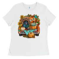 White thanksgiving truck bbs Ladies Tee - BundleAndBundleShop
