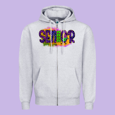 Senior 2022 Halloween Zipper Hoodie Designed By Jahusdesignshop