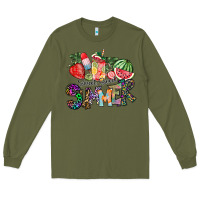 Army Green Sweet Sweet Summer Long Sleeve Tee - CowhideDigitalArt