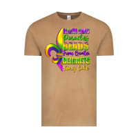 Mardi Gras Parades Beads French Quarter Beignets Vintage Tee | Teevron