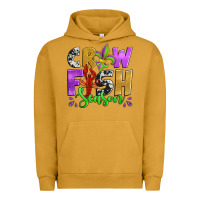 Pigment Peanut Butter crawfish season mardi gras carnival fleur de lis Urban Hoodie - Jasminsmagicworld